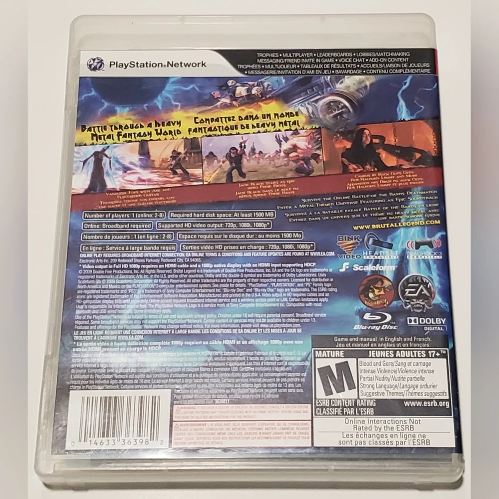 Brutal Legend (Sony PlayStation 3, PS3) Complete CIB - Tested Authentic - Picture 2 of 5